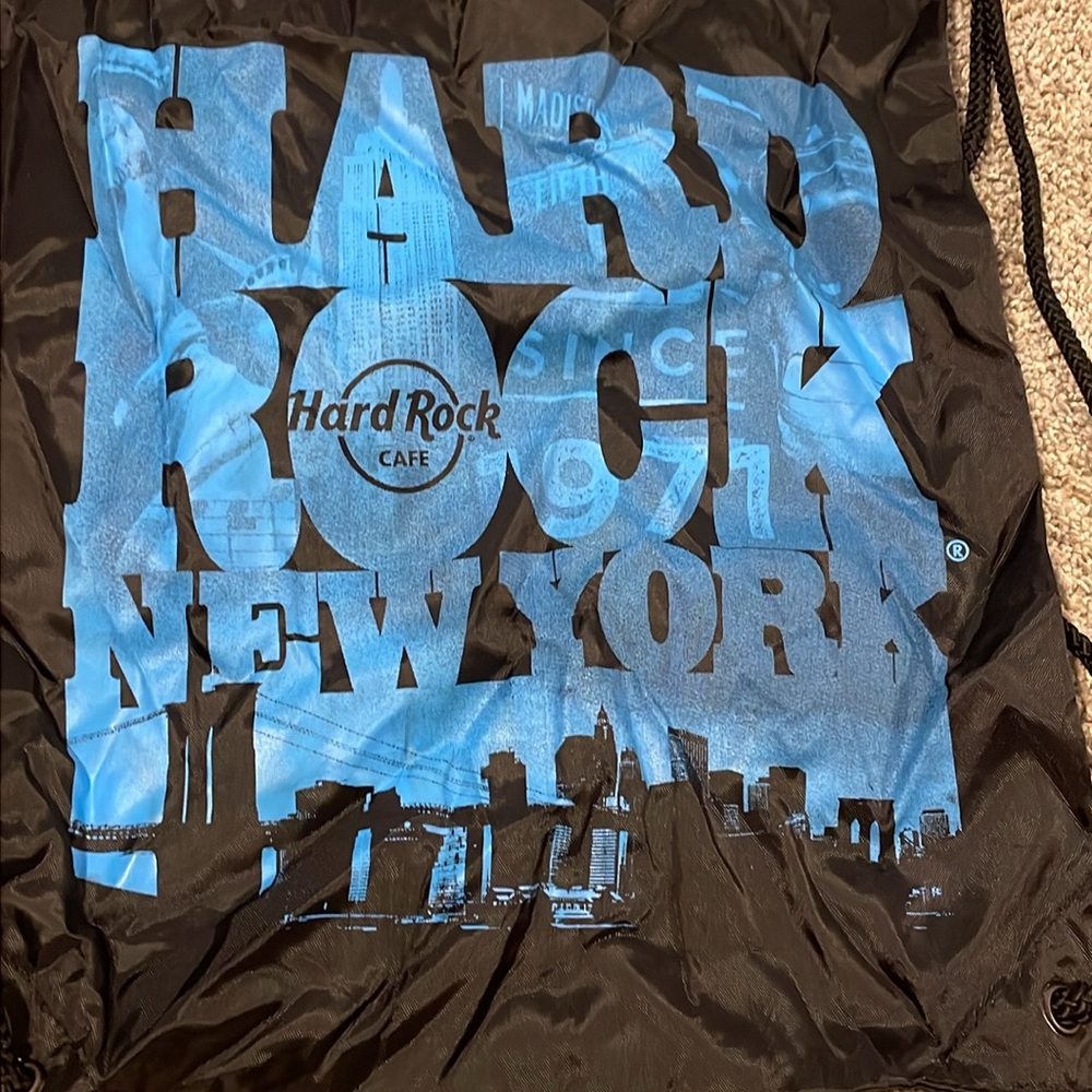 Rare Hard Rock Cafe Limited Edition Backpack Bag - Picture 2 of 4
